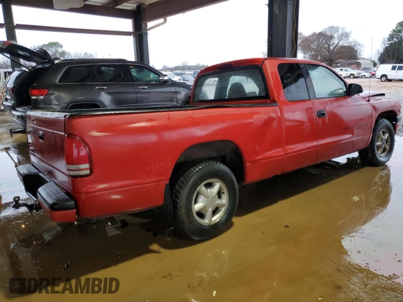 1999 Dodge Dakota SLT with VIN 1B7GL22X4XS210675, listed as a Copart auction lot 85746454 with 203,884 mi miles and Salvage Title. Bid and sale history available at carsss.com. Image 3.