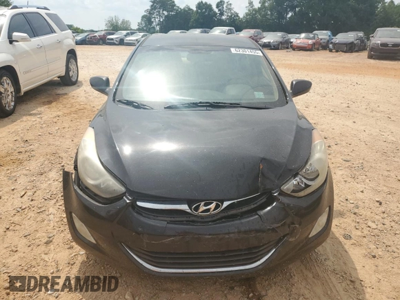 2013 Hyundai Elantra GLS with VIN 5NPDH4AE4DH204210, listed as a Copart auction lot 62301455 with 246,229 mi miles and Salvage title. Bid and sale history available at DreamBid. Image 5.