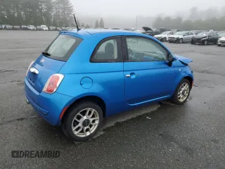2015 FIAT 500 Pop with VIN 3C3CFFAR2FT613524, listed as a Copart auction lot 49946945 with 144,570 mi miles and Salvage Title. Bid and sale history available at carsss.com. Image 3.