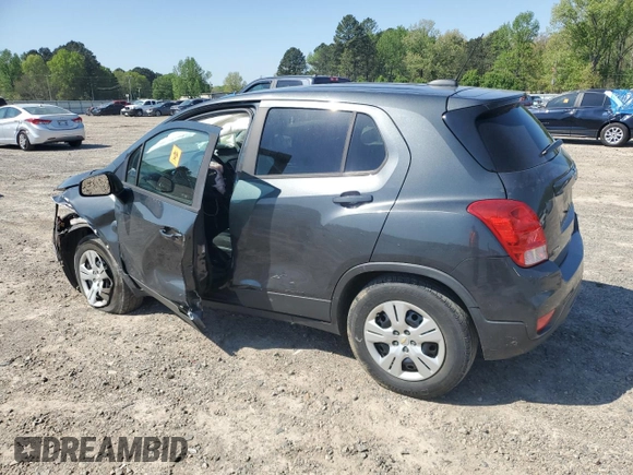 2019 Chevrolet Trax LS with VIN 3GNCJKSB1KL169509, listed as a Copart auction lot 52601765 with 99,114 mi miles and Salvage Title. Bid and sale history available at carsss.com. Image 2.