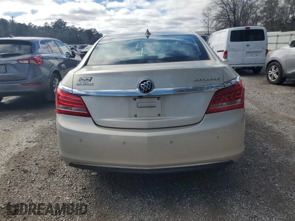 2015 Buick LaCrosse Leather with VIN 1G4GB5GR4FF226862, listed as a Copart auction lot 46358215 with 54,378 mi miles and Salvage Title. Bid and sale history available at DreamBid. Image 6.