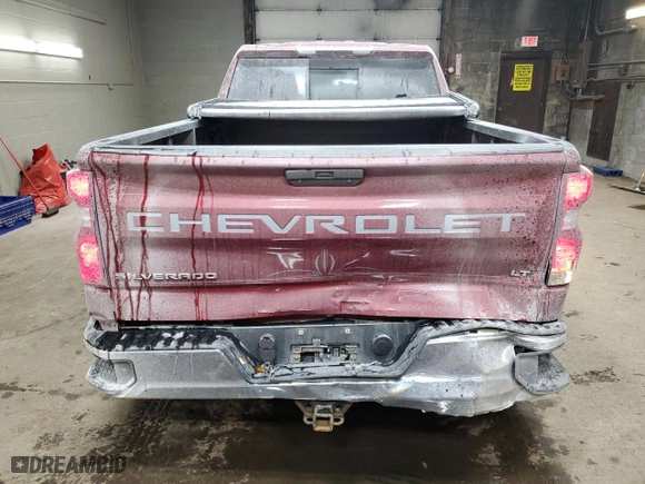 2019 Chevrolet Silverado 1500 LT with VIN 1GCRYDED9KZ217984, listed as a Copart auction lot 42634905 with 96,471 mi miles and Salvage Title. Bid and sale history available at carsss.com. Image 6.