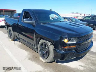 2018 Chevrolet Silverado 1500 Work Truck with VIN 1GCNCNEC1JZ339988, listed as a IAAI auction lot 41725917 with 100,143 mi miles. Bid and sale history available at carsss.com. Image 1.