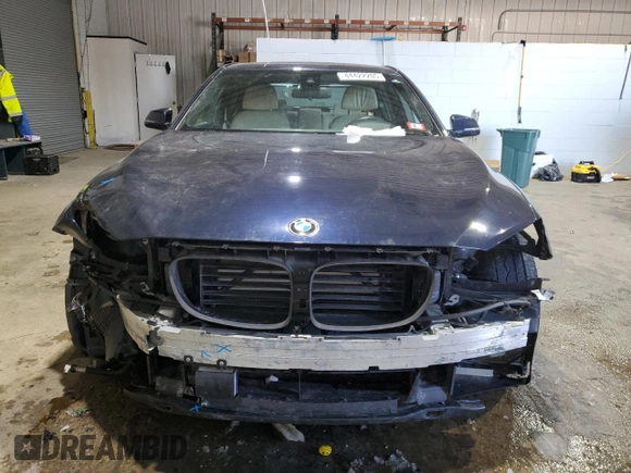 2015 BMW 7 Series 750i xDrive with VIN WBAYB6C57FD965931, listed as a Copart auction lot 44422205 with 100,702 mi miles and Salvage title. Bid and sale history available at DreamBid. Image 5.