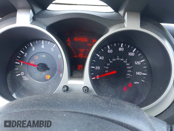 2013 Nissan Juke SV with VIN JN8AF5MV2DT211294, listed as a IAAI auction lot 41681782 with 154,566 mi miles. Bid and sale history available at carsss.com. Image 7.