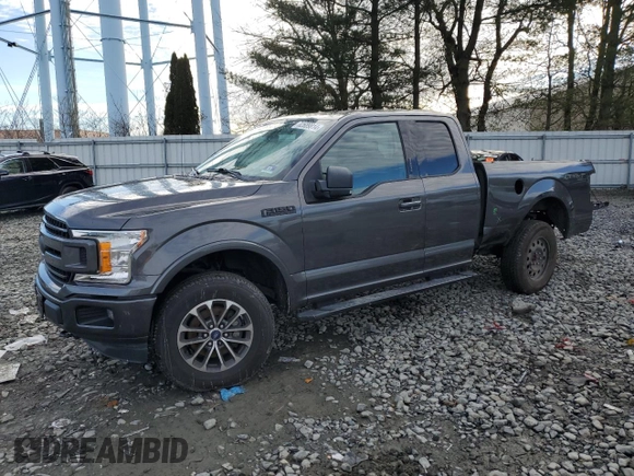 2018 Ford F-150 XL with VIN 1FTEX1EP9JFE00960, listed as a Copart auction lot 86836974 with 81,255 mi miles and Salvage Title. Bid and sale history available at carsss.com. Image 1.