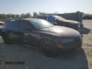 2017 Audi S7 Premium Plus with VIN WAUWFAFC1HN074913, listed as a Copart auction lot 53866375 with 127,919 mi miles and Clean Title. Bid and sale history available at carsss.com. Image 4.