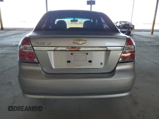 2009 Chevrolet Aveo 2LT with VIN KL1TG56E29B607616, listed as a Copart auction lot 62552825 with 118,947 mi miles and Salvage title. Bid and sale history available at DreamBid. Image 6.