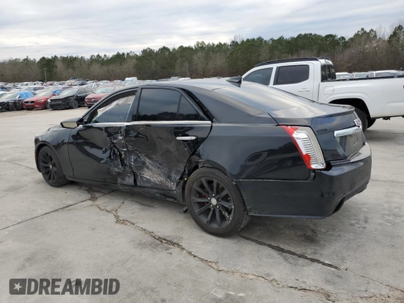 2017 Cadillac CTS Sedan Luxury RWD with VIN 1G6AR5SX3H0192921, listed as a Copart auction lot 88246695 with 0 mi miles and Salvage Title. Bid and sale history available at carsss.com. Image 2.