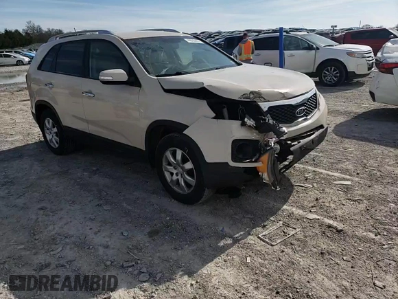2011 Kia Sorento LX with VIN 5XYKT3A13BG039123, listed as a Copart auction lot 49666065 with 124,099 mi miles and Salvage Title. Bid and sale history available at DreamBid. Image 12.