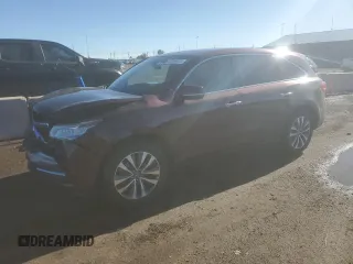 2016 Acura MDX Technology z VIN 5FRYD4H42GB048907, wystawiony jako Copart lot #57289075 z przebiegiem 103 474 mil mil oraz Szkoda całkowita • Salvage title. Historia ofert i sprzedaży dostępna na DreamBid. Obrazek 1.