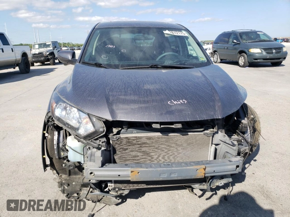 2017 Honda HR-V EX with VIN 3CZRU5H57HG707879, listed as a Copart auction lot 52812175 with 38,852 mi miles and Salvage Title. Bid and sale history available at carsss.com. Image 5.