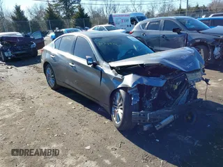 2021 Infiniti Q50 Luxe z VIN JN1EV7BR1MM750939, wystawiony jako IAAI lot #41447061 z przebiegiem 34 894 mil mil oraz . Historia ofert i sprzedaży dostępna na DreamBid. Obrazek 1.