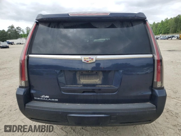 2018 Cadillac Escalade ESV Premium Luxury with VIN 1GYS4JKJ4JR113630, listed as a Copart auction lot 56296265 with 76,556 mi miles and Salvage title. Bid and sale history available at DreamBid. Image 6.