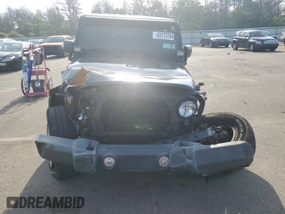 2018 Jeep Wrangler JK Unlimited Sport S with VIN 1C4BJWDG0JL811667, listed as a Copart auction lot 63179784 with 81,860 mi miles and Salvage Title. Bid and sale history available at carsss.com. Image 5.