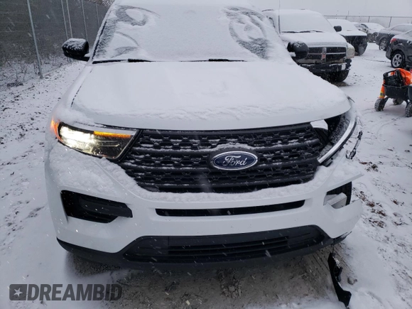 2023 Ford Explorer with VIN 1FMSK8BH8PGB85657, listed as a Copart auction lot 83587504 with 60,332 mi miles and Salvage title. Bid and sale history available at DreamBid. Image 5.