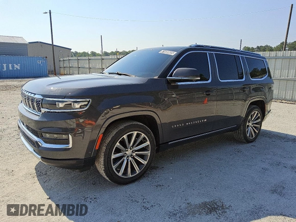 2022 Jeep Grand Wagoneer Series I with VIN 1C4SJVEJ4NS181006, listed as a Copart auction lot 61688685 with 56,840 mi miles and Clean title. Bid and sale history available at DreamBid. Image 1.