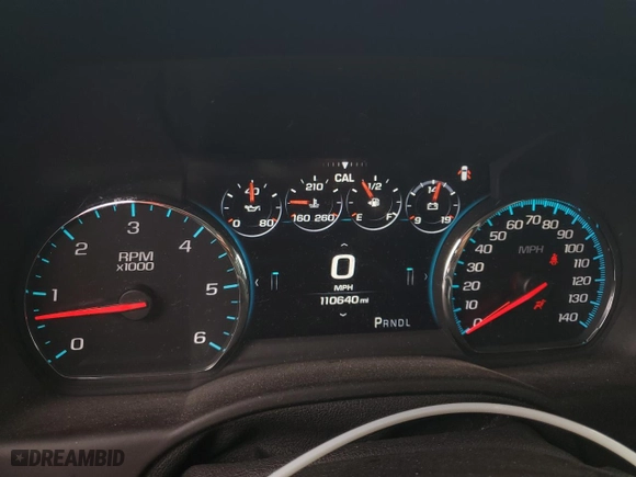 2017 GMC Yukon Denali with VIN 1GKS2CKJ1HR202917, listed as a Copart auction lot 77452134 with 110,640 mi miles and Salvage Title. Bid and sale history available at carsss.com. Image 9.