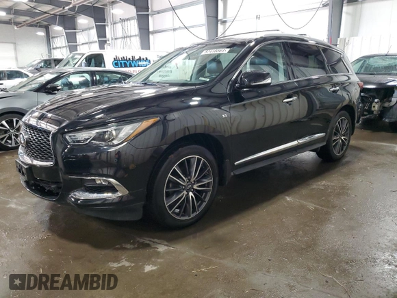 2017 Infiniti QX60 with VIN 5N1DL0MM3HC504988, listed as a Copart auction lot 87418564 with 127,047 mi miles and Salvage Title. Bid and sale history available at DreamBid. Image 1.