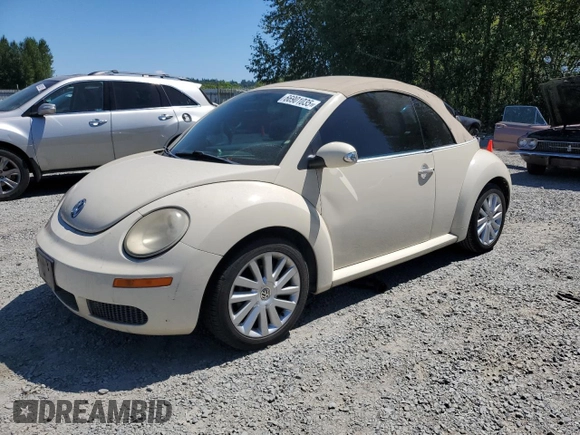 2008 Volkswagen Beetle SE with VIN 3VWRG31Y58M405978, listed as a Copart auction lot 66901035 with 142,688 mi miles and Clean title. Bid and sale history available at DreamBid. Image 1.
