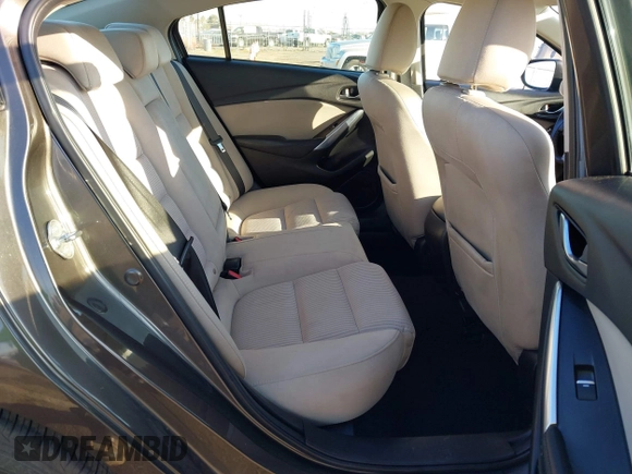 2016 Mazda Mazda6 i Sport with VIN JM1GJ1U50G1436343, listed as a IAAI auction lot 41760556 with 35,547 mi miles. Bid and sale history available at carsss.com. Image 8.
