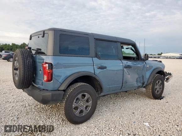 2024 Ford Bronco Big Bend with VIN 1FMDE7BH7RLB38639, listed as a Copart auction lot 57882975 with 1,519 mi miles and Salvage title. Bid and sale history available at DreamBid. Image 3.