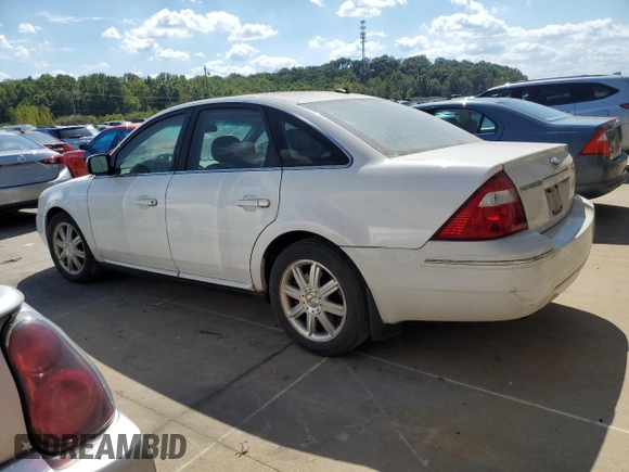 2007 Ford Five Hundred Limited with VIN 1FAHP25187G111737, listed as a Copart auction lot 72431324 with 0 mi miles and Salvage Title. Bid and sale history available at carsss.com. Image 2.