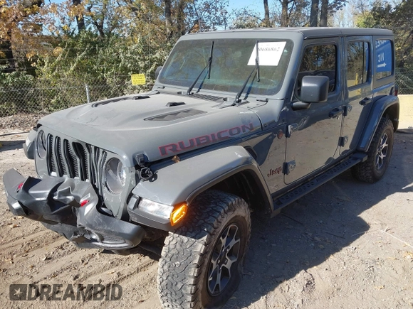 2019 Jeep Wrangler Unlimited Rubicon with VIN 1C4HJXFN7KW681365, listed as a IAAI auction lot 40686862 with 29,431 mi miles and . Bid and sale history available at DreamBid. Image 17.