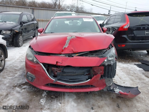 2016 Mazda Mazda3 i Grand Touring with VIN 3MZBM1N77GM245567, listed as a IAAI auction lot 41330883 with 128,423 mi miles. Bid and sale history available at carsss.com. Image 12.