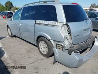 2006 Nissan Quest S Special Edition with VIN 5N1BV28U06N108977, listed as a IAAI auction lot 41739468 with 121,996 mi miles. Bid and sale history available at carsss.com. Image 3.