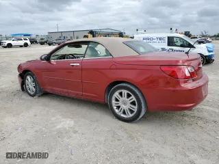 2008 Chrysler Sebring Limited with VIN 1C3LC65M98N634669, listed as a Copart auction lot 48440025 with 87,629 mi miles and Salvage Title. Bid and sale history available at carsss.com. Image 2.
