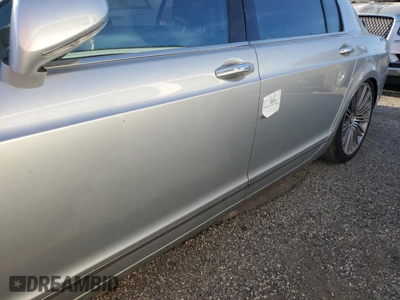 2012 Bentley Flying Spur with VIN SCBBP9ZA6CC075036, listed as a Copart auction lot 76157874 with Not provided miles and Salvage title. Bid and sale history available at DreamBid. Image 12.