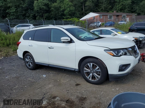 2017 Nissan Pathfinder SV with VIN 5N1DR2MN5HC671081, listed as a Copart auction lot 62905995 with 125,293 mi miles and Clean title. Bid and sale history available at DreamBid. Image 4.