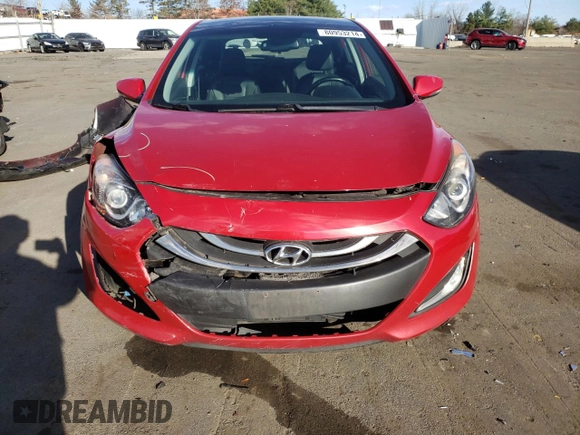 2013 Hyundai Elantra GT with VIN KMHD35LE0DU145790, listed as a Copart auction lot 80953214 with 190,730 mi miles and Salvage Title. Bid and sale history available at carsss.com. Image 5.