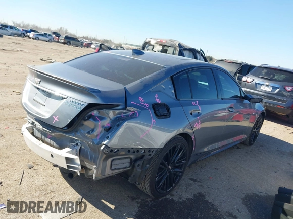 2021 Cadillac CT5 Sport z VIN 1G6DP5RK6M0128539, wystawiony jako IAAI lot #41418733 z przebiegiem 25 332 mil mil oraz . Historia ofert i sprzedaży dostępna na DreamBid. Obrazek 4.