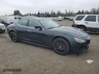 2014 Maserati Ghibli S Q4 with VIN ZAM57RTA3E1089652, listed as a Copart auction lot 42714205 with 89,346 mi miles and Salvage Title. Bid and sale history available at carsss.com. Image 4.