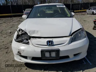 2005 Honda Civic with VIN JHMES96635S011410, listed as a Copart auction lot 48807165 with 182,210 mi miles and Salvage Title. Bid and sale history available at DreamBid. Image 5.