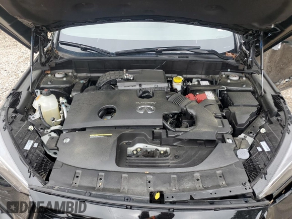 2024 Infiniti QX50 Sport with VIN 3PCAJ5FA9RF104578, listed as a Copart auction lot 58566605 with 16,306 mi miles and Salvage title. Bid and sale history available at DreamBid. Image 11.