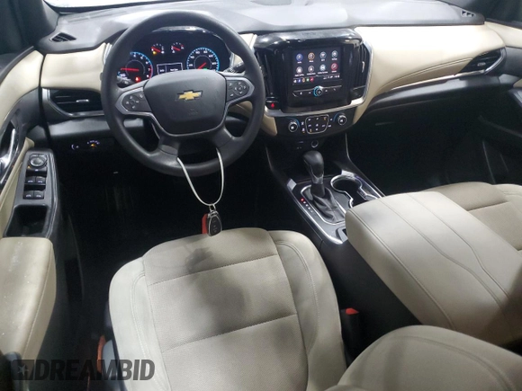 2022 Chevrolet Traverse LS with VIN 1GNEVFKW6NJ127551, listed as a Copart auction lot 88359315 with 54,661 mi miles and Salvage Title. Bid and sale history available at carsss.com. Image 8.
