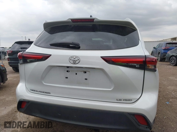 2024 Toyota Highlander LE z VIN 5TDKDRBH6RS536028, wystawiony jako IAAI lot #42186638 z przebiegiem 36 205 mil mil oraz . Historia ofert i sprzedaży dostępna na DreamBid. Obrazek 16.