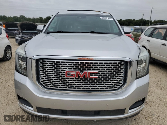 2015 GMC Yukon Denali with VIN 1GKS1CKJ5FR654613, listed as a Copart auction lot 74802474 with 140,288 mi miles and Non Repairable. Bid and sale history available at carsss.com. Image 5.
