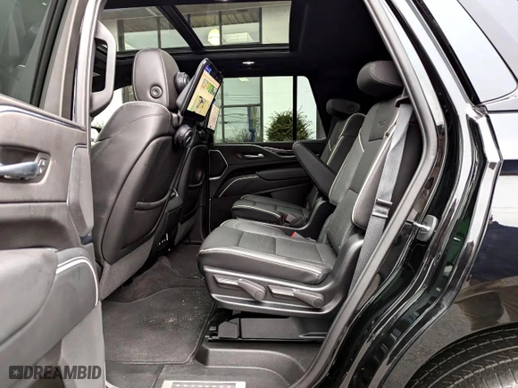 2023 Cadillac Escalade 4WD Sport with VIN 1GYS4FKL2PR2306XX, listed as a Copart auction lot 53190975 with 46,414 mi miles and Clean Title. Bid and sale history available at carsss.com. Image 6.