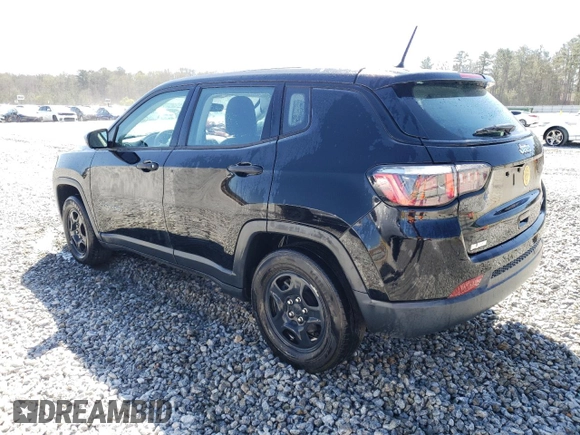 2018 Jeep Compass Sport with VIN 3C4NJCAB0JT462809, listed as a Copart auction lot 49535175 with 79,164 mi miles and Salvage Title. Bid and sale history available at carsss.com. Image 2.