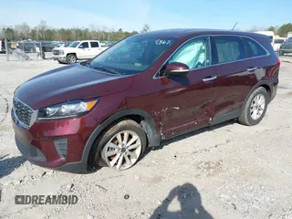 2020 Kia Sorento LX with VIN 5XYPG4A38LG658867, listed as a IAAI auction lot 41904018 with 48,499 mi miles. Bid and sale history available at carsss.com. Image 2.