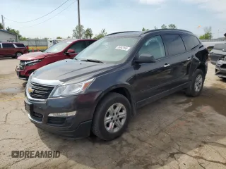 2017 Chevrolet Traverse LS with VIN 1GNKRFED0HJ310272, listed as a Copart auction lot 56943165 with Not provided miles and Salvage title. Bid and sale history available at DreamBid. Image 1.