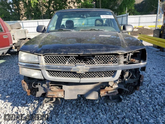 2005 Chevrolet Silverado 1500 Work Truck z VIN 1GCEC14X45Z212803, wystawiony jako Copart lot #61360135 z przebiegiem Nie podano mil oraz Czysty tytuł • Clean title. Historia ofert i sprzedaży dostępna na DreamBid. Obrazek 5.