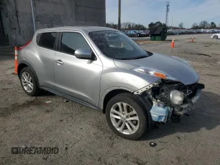 2012 Nissan Juke SV with VIN JN8AF5MV5CT114377, listed as a Copart auction lot 48019965 with 206,389 mi miles and Salvage Title. Bid and sale history available at DreamBid. Image 4.
