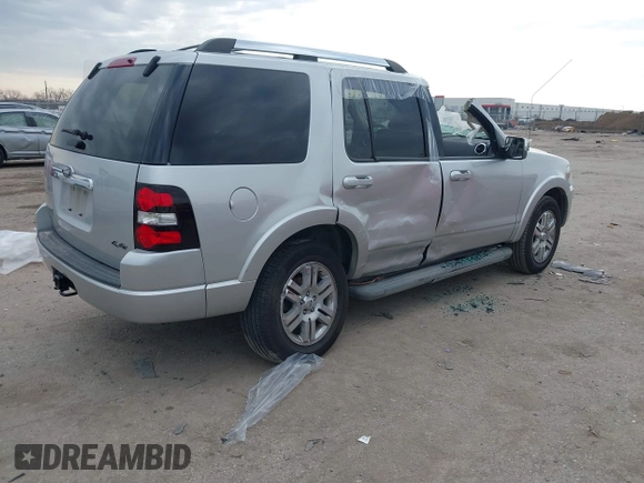 2010 Ford Explorer Limited with VIN 1FMEU7F89AUA84731, listed as a IAAI auction lot 41585563 with 142,598 mi miles. Bid and sale history available at carsss.com. Image 4.