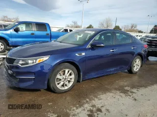 2018 Kia Optima LX with VIN 5XXGT4L33JG226195, listed as a Copart auction lot 49131105 with 121,431 mi miles and Clean Title. Bid and sale history available at carsss.com. Image 1.