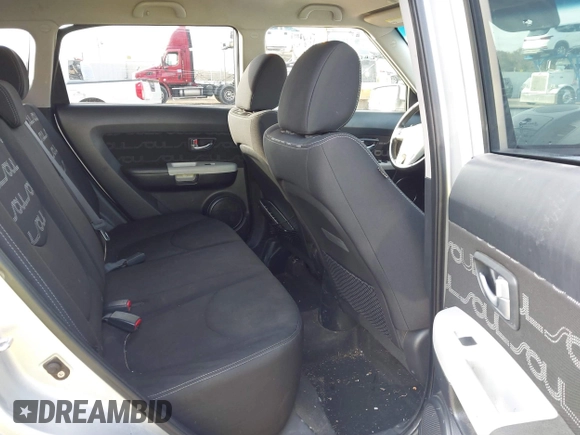 2012 Kia Soul + with VIN KNDJT2A67C7372683, listed as a IAAI auction lot 41464462 with 173,664 mi miles and . Bid and sale history available at DreamBid. Image 8.
